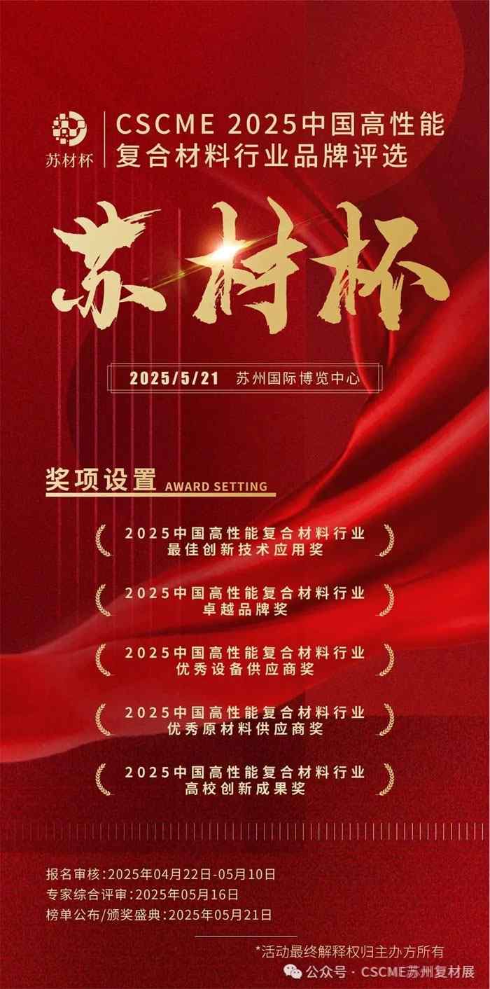 2025苏州复材展&展商名录公布!200+复材企业与您相约江苏! 2025苏州复材展&展商名录公布!200+复材企业与您相约江苏!
