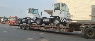 发车！徐工港口机械奔赴“东方之珠”