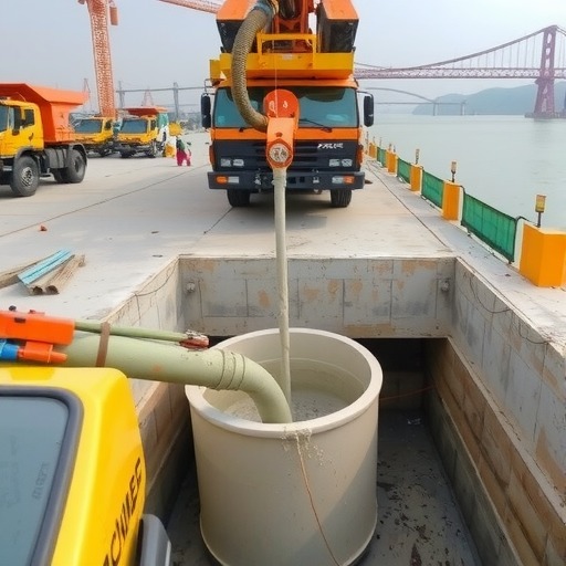 宜昌长江公铁大桥8号墩主塔承台完成首次混凝土浇筑
