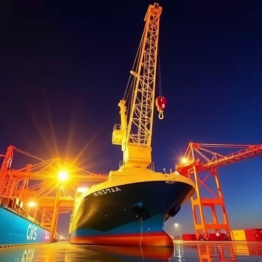 赴温州港“上任”!国内首台“巨无霸”起重机启航发运 赴温州港“上任”!国内首台“巨无霸”起重机启航发运