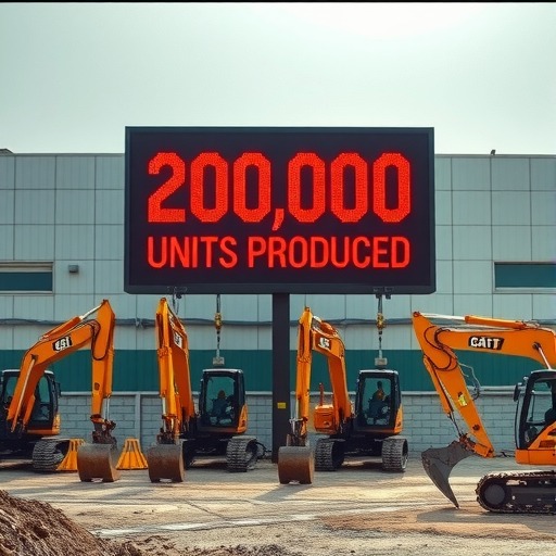 200000台！三一中挖达成新的里程碑！