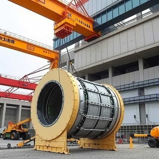 我国核电建设领域首个！1600吨大型龙门吊完成吊装作业