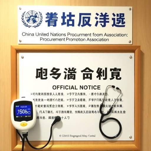 中国联合国采购促进会关于《心电心音检测设备技术规范》等2项团体标准立项的通知