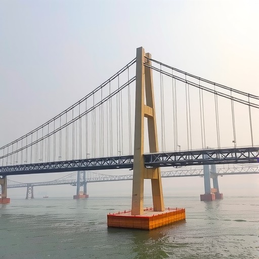 世界首座高低塔采用无桩基础设计大跨度悬索桥桐梓河特大桥通车