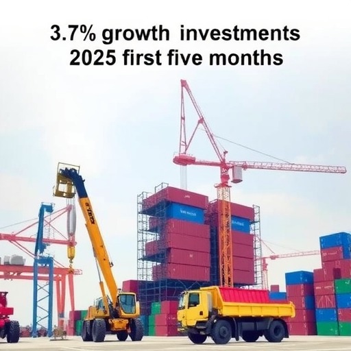 【数据发布】2025年1―5月份全国固定资产投资增长3.7%