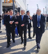 徐念沙会长到bauma 2025参观调研