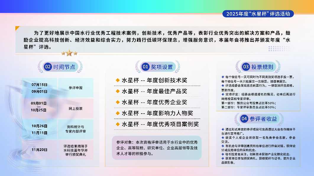 水星杯竞逐、污水厂探秘、VOCs 地图申领： 两大会议三大专属活动亮点速览
