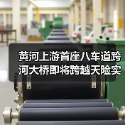 黄河上游首座八车道跨河大桥即将跨越天险实现“牵手”