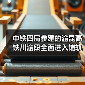 中铁四局参建的渝昆高铁川渝段全面进入铺轨阶段！