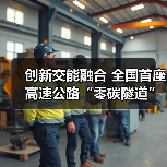 创新交能融合 全国首座高速公路“零碳隧道”清洁能源工程正式开工