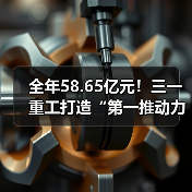 全年58.65亿元!三一重工打造“第一推动力”! 全年58.65亿元!三一重工打造“第一推动力”!