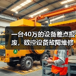 一台40万的设备差点报废，数控设备故障维修的水到底有多深？