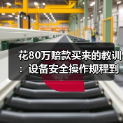 花80万赔款买来的教训：设备安全操作规程到底该怎么写？