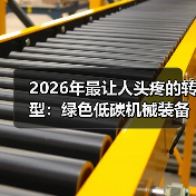 2026年最让人头疼的转型:绿色低碳机械装备到底值不值得投? 2026年最让人头疼的转型:绿色低碳机械装备到底值不值得投?