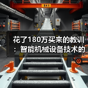 花了180万买来的教训:智能机械设备技术的水到底有多深 花了180万买来的教训:智能机械设备技术的水到底有多深