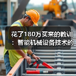 花了180万买来的教训:智能机械设备技术的水到底有多深 花了180万买来的教训:智能机械设备技术的水到底有多深