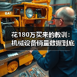 花180万买来的教训：机械设备销量数据到底怎么看？