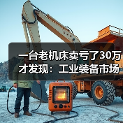 一台老机床卖亏了30万才发现:工业装备市场回暖是真的 一台老机床卖亏了30万才发现:工业装备市场回暖是真的