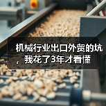 机械行业出口外贸的坑，我花了3年才看懂
