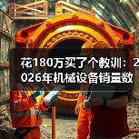 花180万买了个教训：2026年机械设备销量数据到底该怎么看？
