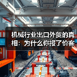 机械行业出口外贸的真相:为什么你报了价客户就消失? 机械行业出口外贸的真相:为什么你报了价客户就消失?