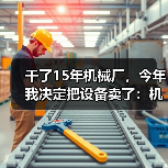 干了15年机械厂，今年我决定把设备卖了：机械行业转型升级的血泪教训