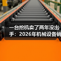 一台挖机卖了两年没出手:2026年机械设备销量数据给我的三个教训 一台挖机卖了两年没出手:2026年机械设备销量数据给我的三个教训