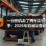 一台挖机卖了两年没出手:2026年机械设备销量数据给我的三个教训 一台挖机卖了两年没出手:2026年机械设备销量数据给我的三个教训
