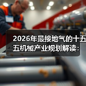 2026年最接地气的十五五机械产业规划解读:别让机器等人,让人等机器 2026年最接地气的十五五机械产业规划解读:别让机器等人,让人等机器