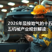 2026年最接地气的十五五机械产业规划解读:别让机器等人,让人等机器 2026年最接地气的十五五机械产业规划解读:别让机器等人,让人等机器