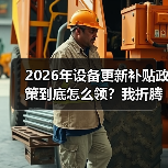 2026年设备更新补贴政策到底怎么领?我折腾了3个月才搞明白 2026年设备更新补贴政策到底怎么领?我折腾了3个月才搞明白