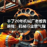 干了20年机械厂老板告诉我:机械行业景气指数这么看才准 干了20年机械厂老板告诉我:机械行业景气指数这么看才准