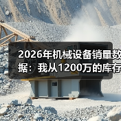 2026年机械设备销量数据:我从1200万的库存里悟出的3个真相 2026年机械设备销量数据:我从1200万的库存里悟出的3个真相