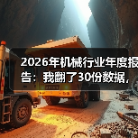 2026年机械行业年度报告:我翻了30份数据,发现了3个反常识信号 2026年机械行业年度报告:我翻了30份数据,发现了3个反常识信号