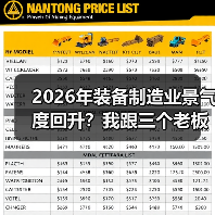 2026年装备制造业景气度回升?我跟三个老板聊完有了答案 2026年装备制造业景气度回升?我跟三个老板聊完有了答案