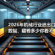 2026年机械行业进出口数据,藏着多少你看不懂的真相 2026年机械行业进出口数据,藏着多少你看不懂的真相
