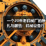 一个20年老机械厂的挣扎与醒悟:机械设备行业趋势 一个20年老机械厂的挣扎与醒悟:机械设备行业趋势