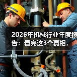 2026年机械行业年度报告:看完这3个真相,少走2年弯路 2026年机械行业年度报告:看完这3个真相,少走2年弯路