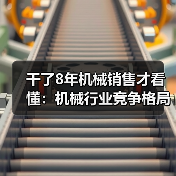 干了8年机械销售才看懂:机械行业竞争格局早就变天了 干了8年机械销售才看懂:机械行业竞争格局早就变天了