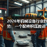 2026年机械设备行业趋势:一个配件积压教训换来的3个判断 2026年机械设备行业趋势:一个配件积压教训换来的3个判断