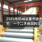 2026年机械设备市场走势:一个二手商贩的深夜电话 2026年机械设备市场走势:一个二手商贩的深夜电话