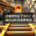 订单突然多了30%？机械行业利好消息背后，我差点哭出来