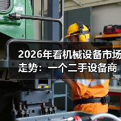 2026年看机械设备市场走势:一个二手设备商的真实生存笔记 2026年看机械设备市场走势:一个二手设备商的真实生存笔记