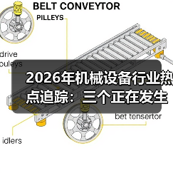 2026年机械设备行业热点追踪:三个正在发生的真实变化 2026年机械设备行业热点追踪:三个正在发生的真实变化