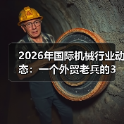 2026年国际机械行业动态:一个外贸老兵的3个踩坑实录 2026年国际机械行业动态:一个外贸老兵的3个踩坑实录