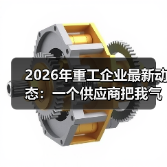 2026年重工企业最新动态:一个供应商把我气到失眠 2026年重工企业最新动态:一个供应商把我气到失眠