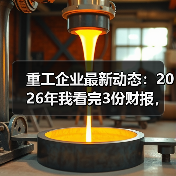 重工企业最新动态:2026年我看完3份财报,发现一个反常识的信号 重工企业最新动态:2026年我看完3份财报,发现一个反常识的信号