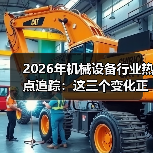 2026年机械设备行业热点追踪：这三个变化正在悄悄洗牌