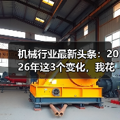 机械行业最新头条:2026年这3个变化,我花了200万才看懂 机械行业最新头条:2026年这3个变化,我花了200万才看懂