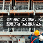 去年差点出大事后,我整理了这份起重机械安全资讯 去年差点出大事后,我整理了这份起重机械安全资讯